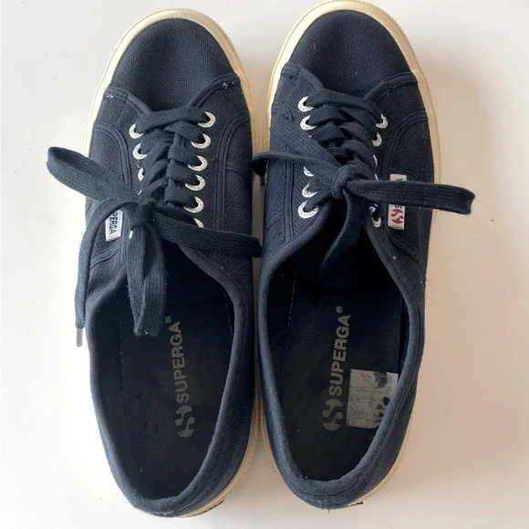 Superga 2750 Cory Classic Women's Navy Canvas Lace Up & Tie Sneakers
Shoes 9 M - Picture 7 of 8